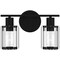 Quoizel Isla Bath 2 Lights Matte Black PCILA8612MBK - alternate 1